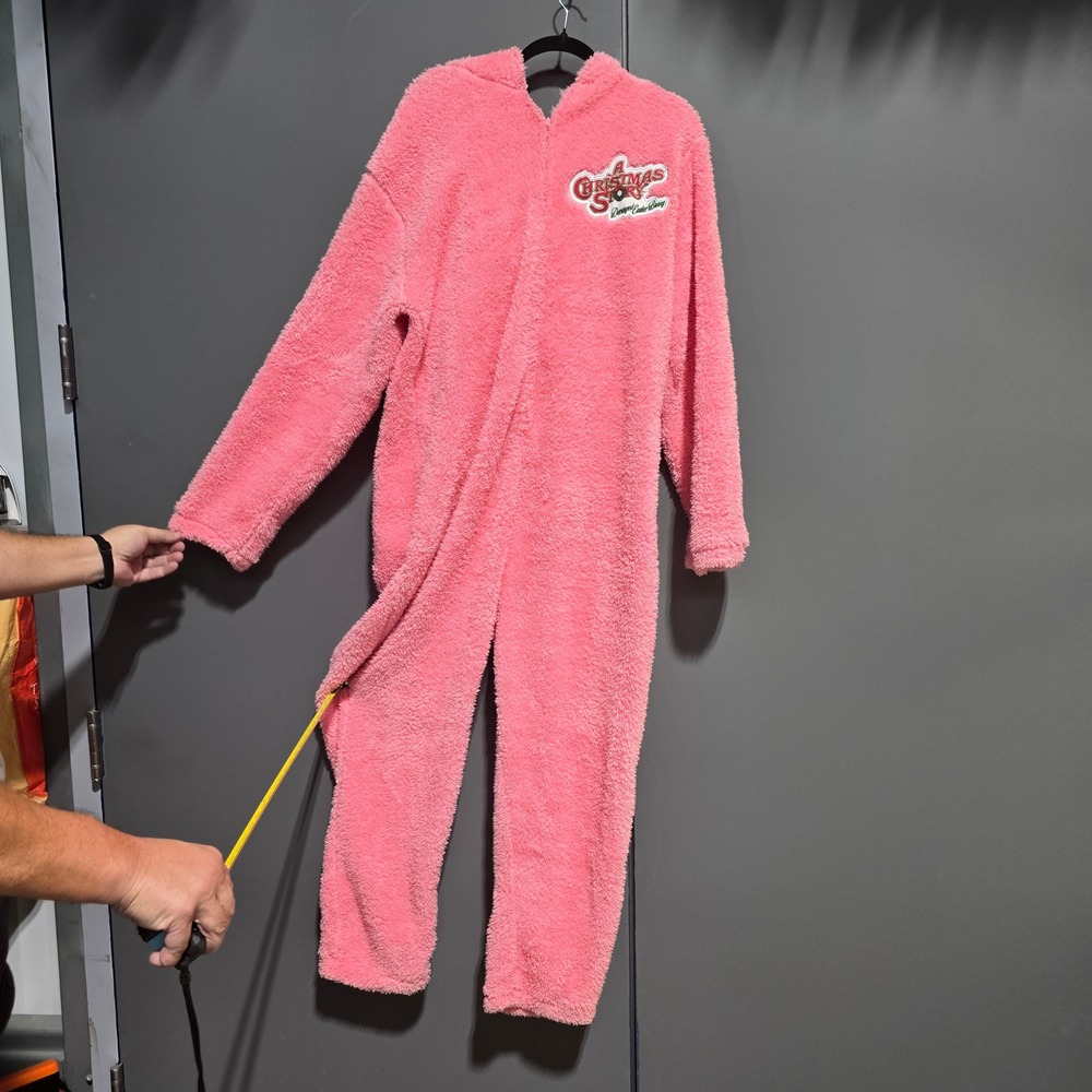 A Christmas Story Pink Bunny Pajamas XL Deranged Easter Bunny Sherpa Union Suit